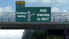 We can add memes image