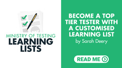 Create learning lists tailored to your specific needs to reach your career goals quickly image