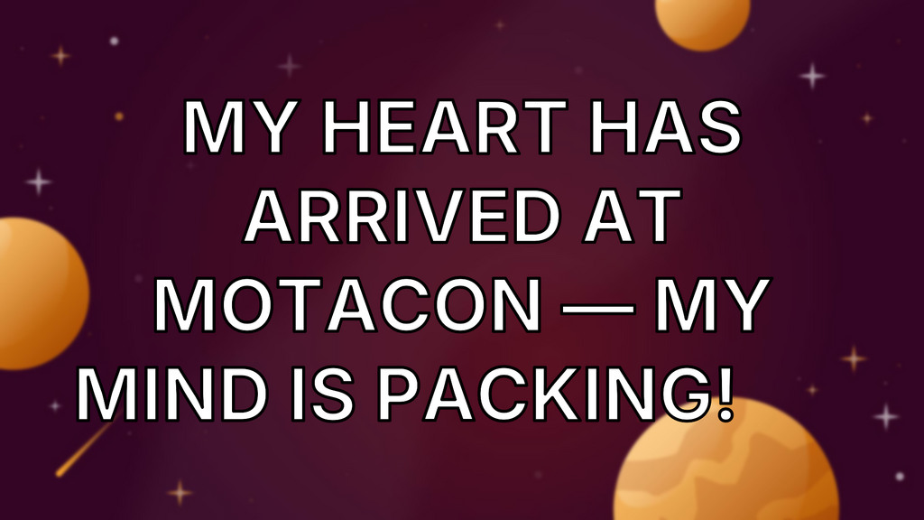 My Heart Has Arrived at MoTacon — My Mind Is Packing! 😄💜 image
