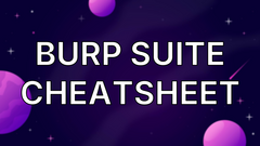 Burp Suite Cheatsheet image