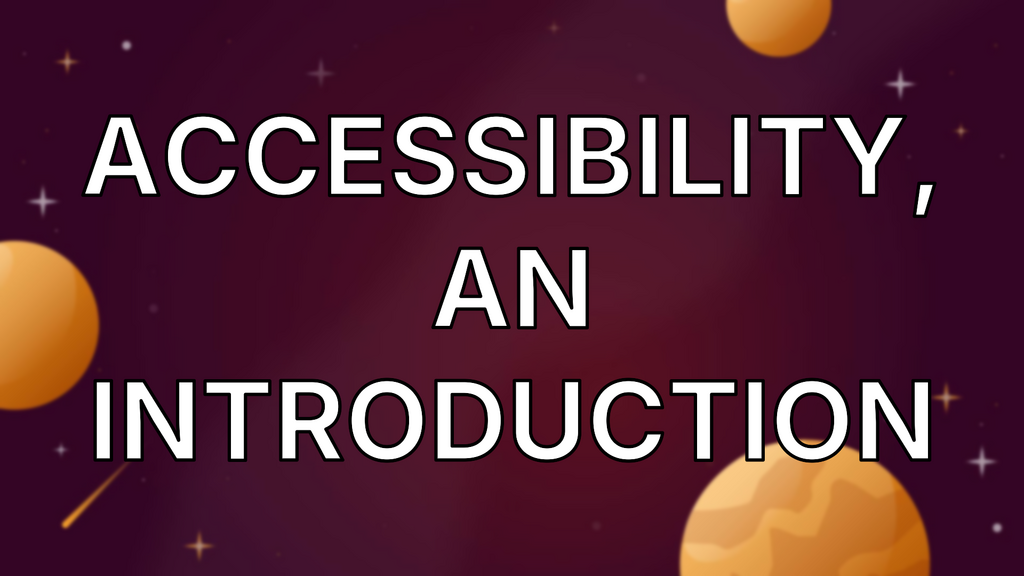 Accessibility, An Introduction image