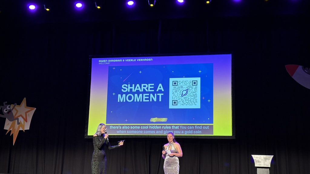 Gwen and Veerle hosts image