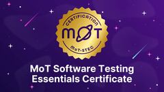 Boost your career in software testing with the MoT Software Testing Essentials Certificate. Learn essential skills, from basic testing techniques to advanced risk analysis, crafted by industry experts. image