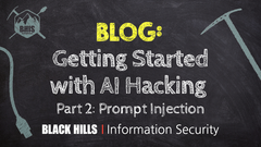 Getting Started with AI Hacking Part 2: Prompt Injection image