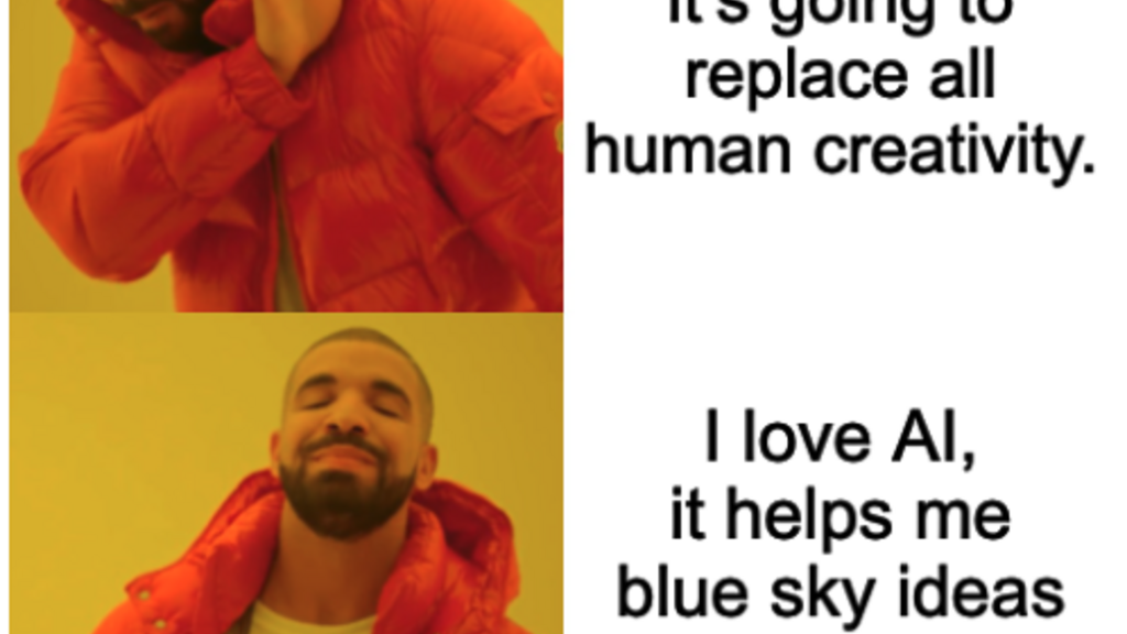I love hate AI: It will replace all human creativity, but... image