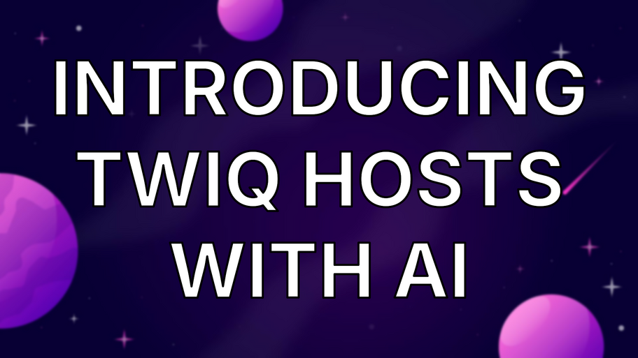 Introducing TWIQ hosts with AI image