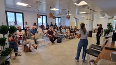 The audience getting engaged with the presentation! image