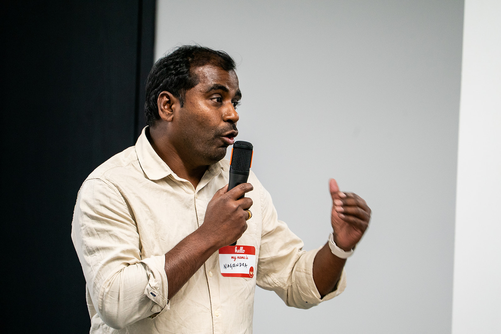  Nagendra Vadakattu talks for 99 seconds at MoT London 