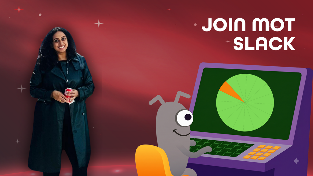 A promotional banner against a starry red background features a woman in a dark trench coat holding a red can on the ... image