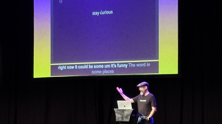 Watching Jason Huggins at MoTaCon image