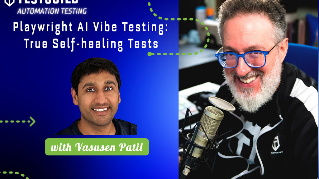 Playwright AI Vibe Testing: True Self-healing Tests with Vasusen Patil image
