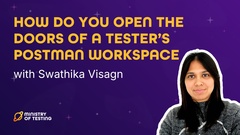 How do you open the doors of a tester's Postman workspace image