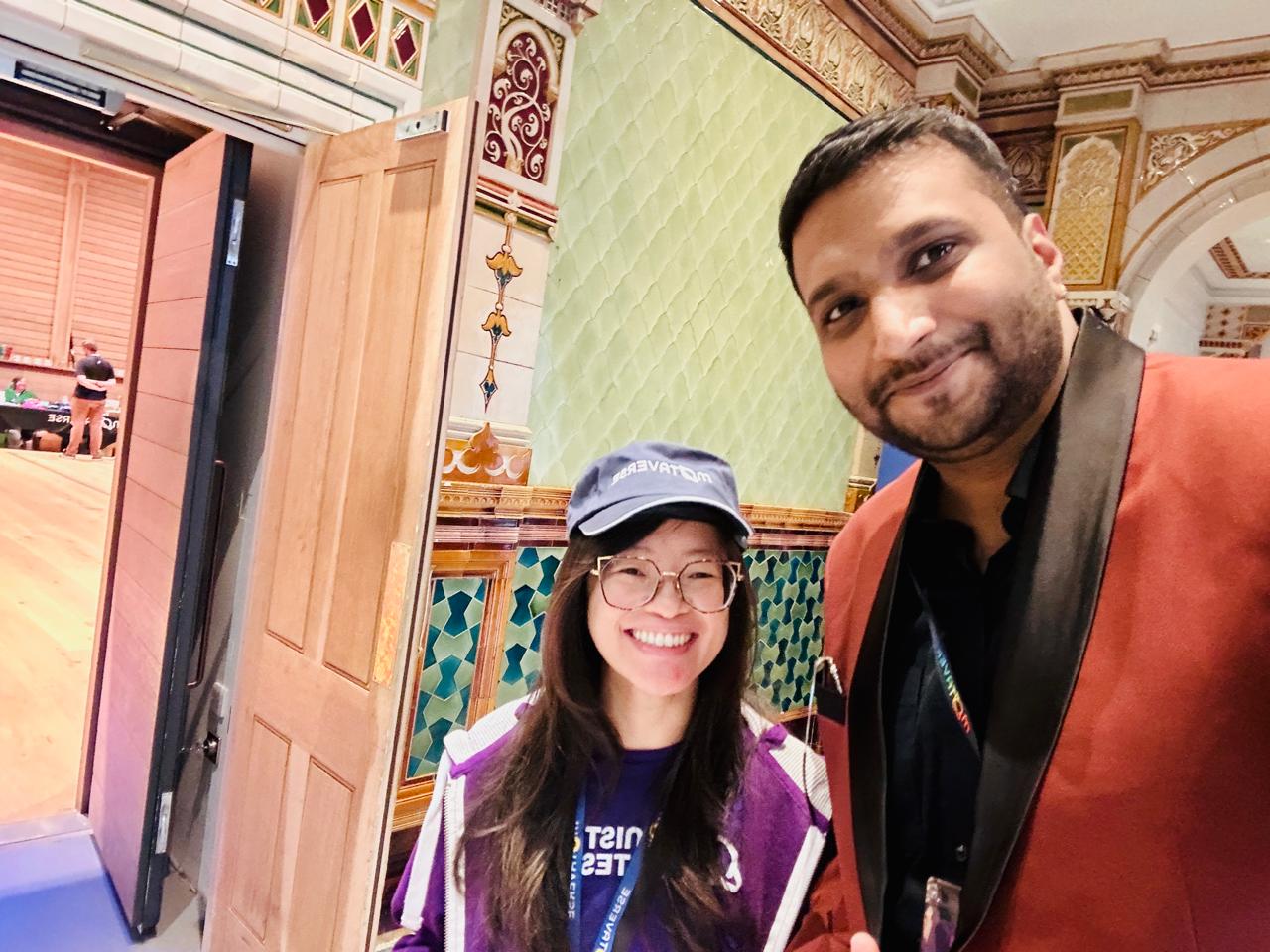 Cassandra H. is an amazing tester, and I am glad to finally meet her in person. thanks, MoT.