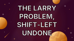 The Larry problem, shift-left undone image