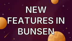 New features in Bunsen image