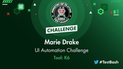 UI Challenge - Marie Drake using K6 image