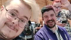 Gaming the system for swag MOTACON25

Speakers table with Scott! image