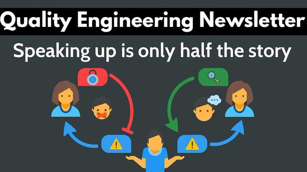 Speaking up is only half the story image image