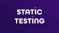 Static testing image