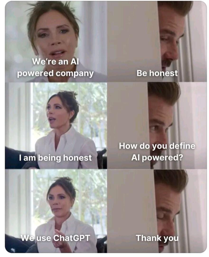 Not all software is AI-powered. Some are simply ChatGPT-powered.