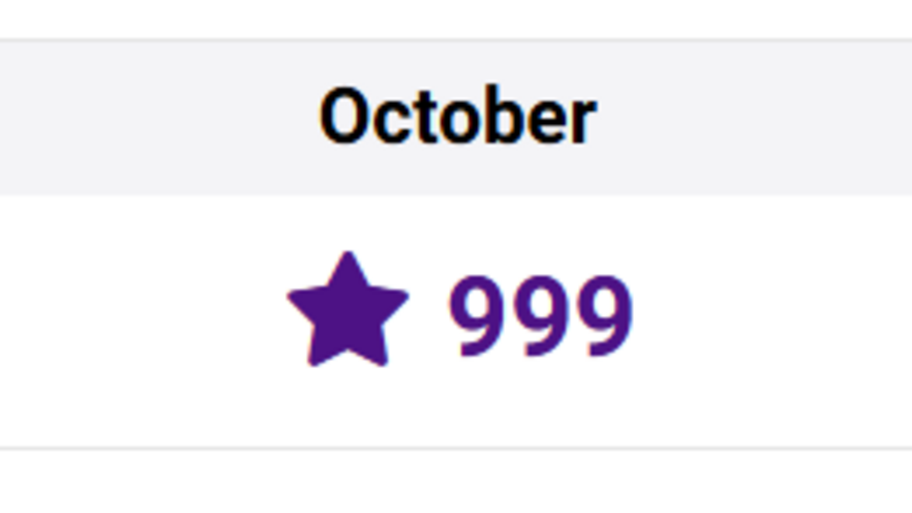 1000 stars for the MoTaverse image
