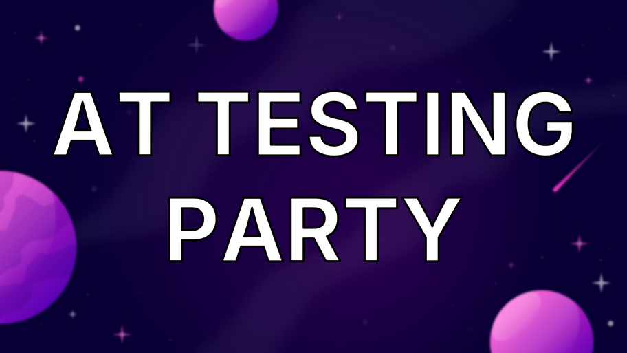 At testing party image