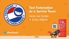 Watch Jurian Jilerda & Jarsto van Santen's talk "Test Automation as a Service Team" from TestBash Netherlands 2020 image