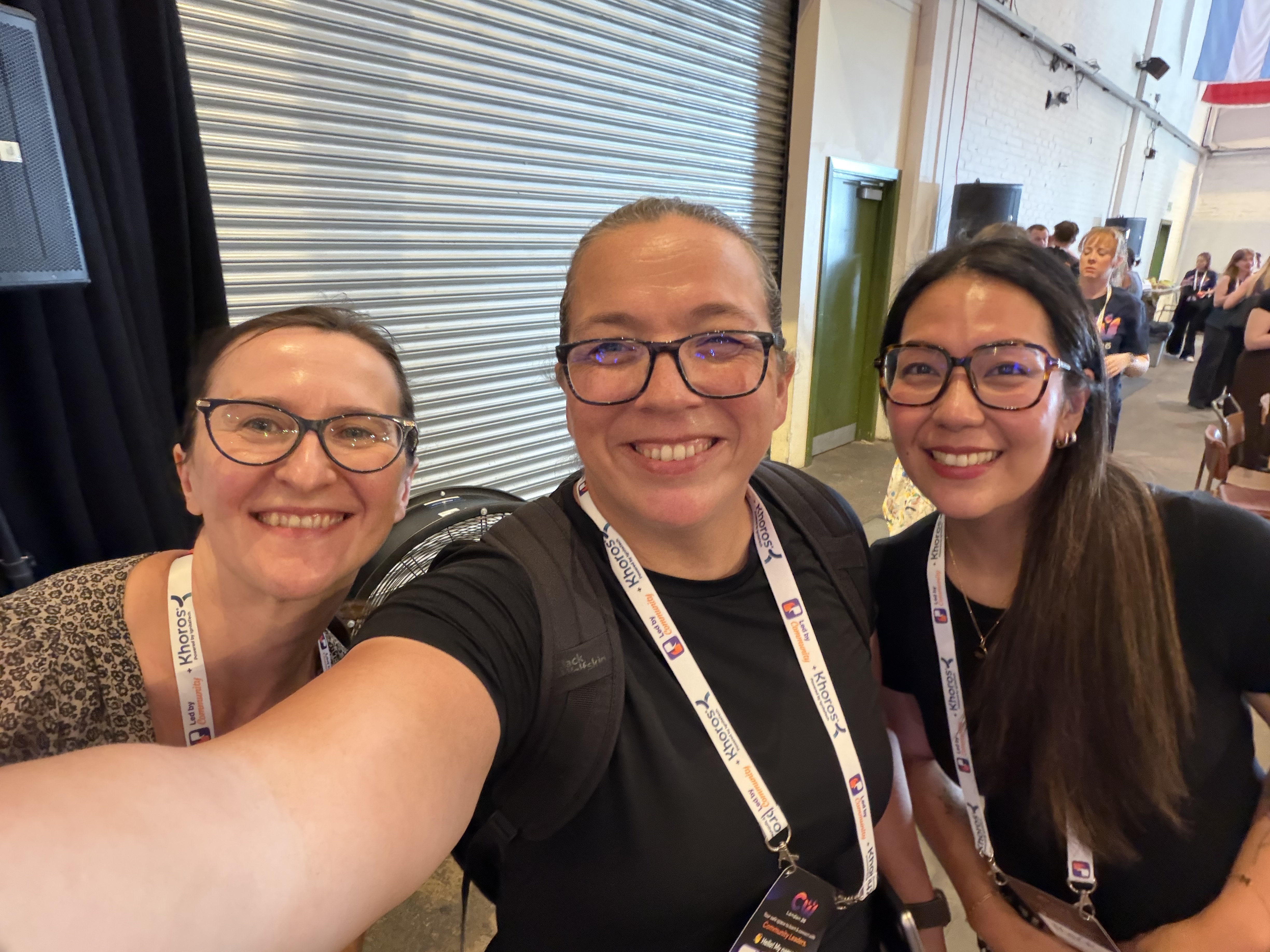 Here I am, a selfie with Marie Cruz and Ewa Magiera. image