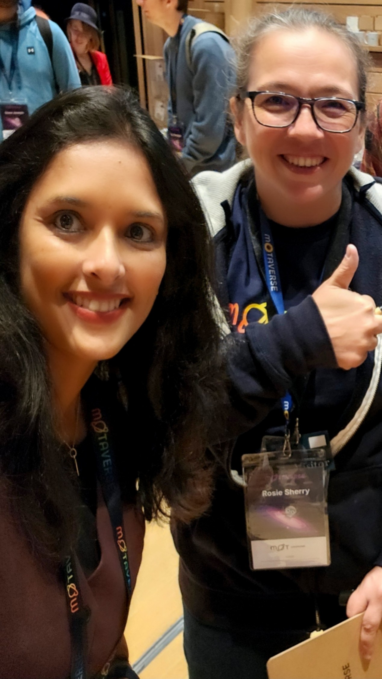 Rosie struck me as simple and approachable, with a lovely smile and an effective talk that left a strong impression