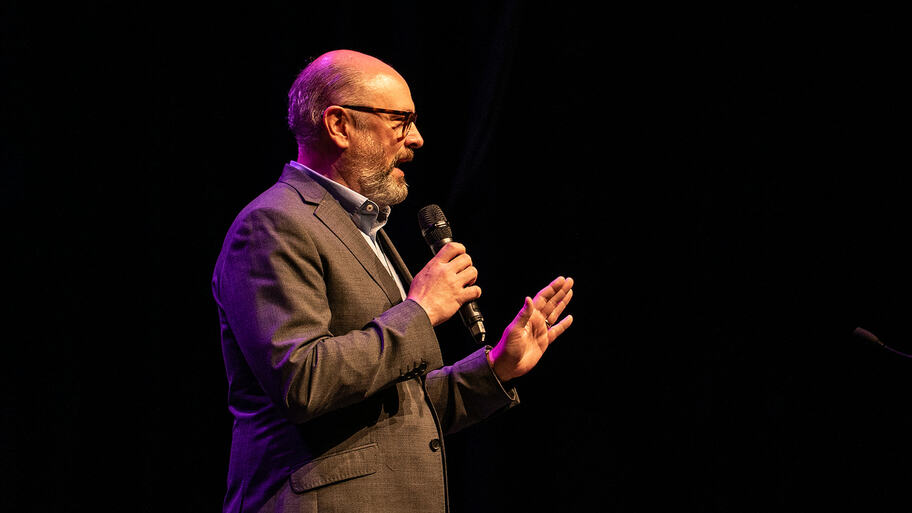 Keith Klain and the MoTaCon stage image