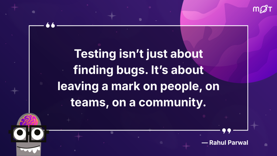 Testing isn't just about finding bugs image