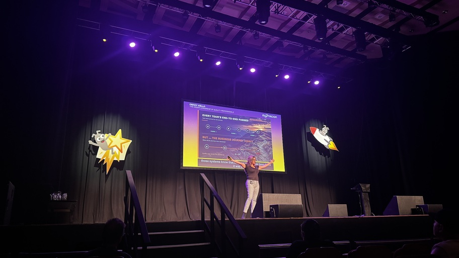 Nancy Kelln rocking it onstage… image
