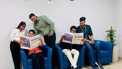 Reading "The Testing Planet" with our budding software testers at ifm engineering, Pune image