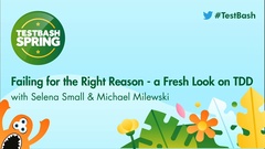 Real code, live demo. Get into the nitty-gritty of using tests to drive out code! image