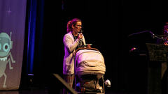 But was it Baby Cai or Baby Bug in the buggy?

Will we ever know? image