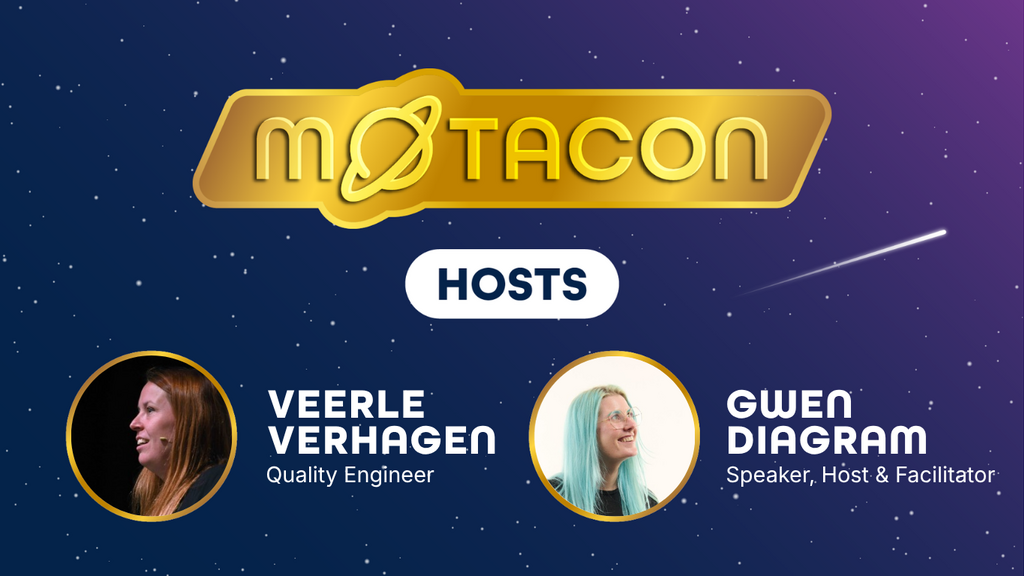 An event graphic for MOTACON set against a starry, dark blue space background. At the top, a metallic gold logo featu... image