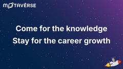 Come for the knowledge, stay for the career growth  image