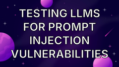 Testing LLMs for Prompt Injection Vulnerabilities image