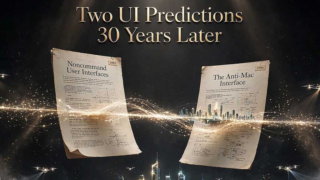 Predicting the AI Interface 30 Years Ago: I Was 71% Right image image