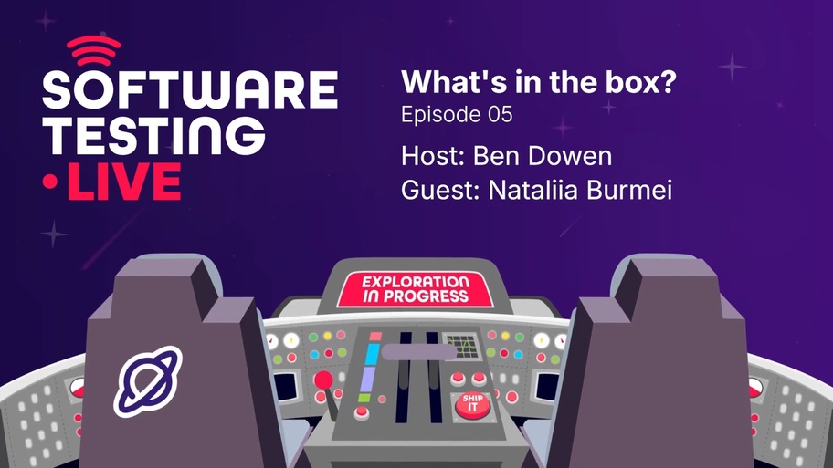 Software Testing Live Ep 05 - What's in the box? image