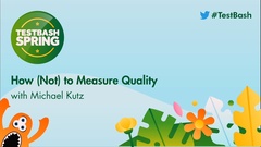 In this talk, I share some general motivations for measuring quality. image