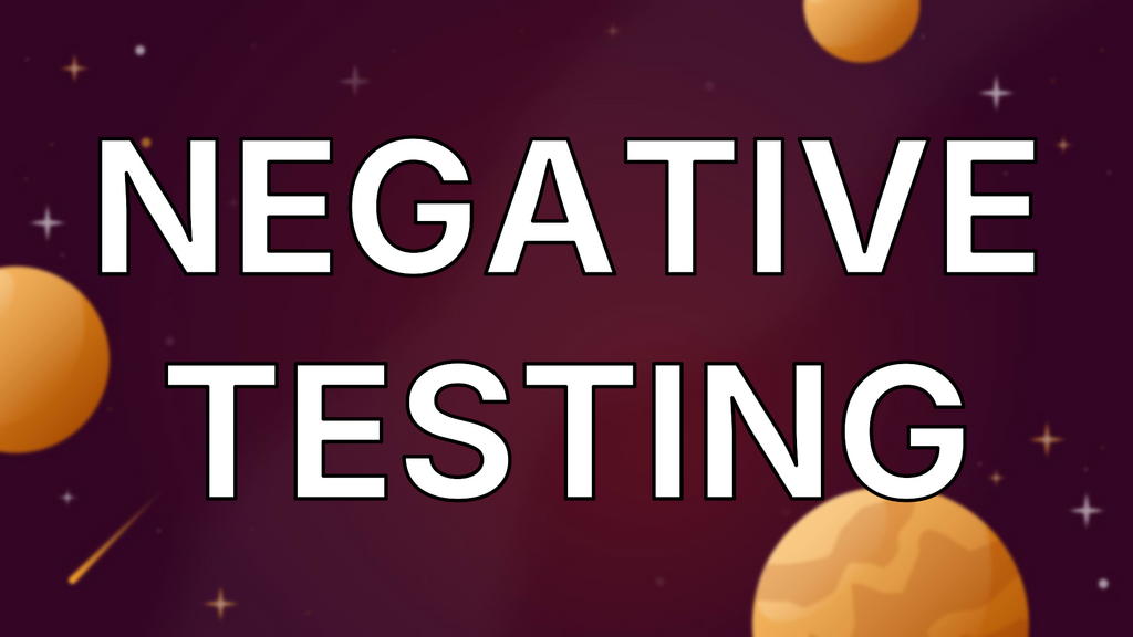 Negative Testing image