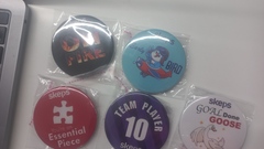 Got Some Cool Badges at my workplace at the Thanksgiving Party.  image
