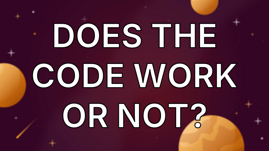 Does the code work or not? image