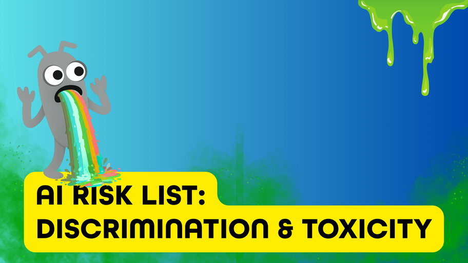 AI Risk List: Discrimination & Toxicity (1) image