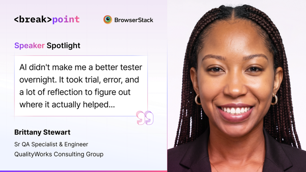 Breakpoint 2026 Speaker Spotlight: Brittany Stewart image image