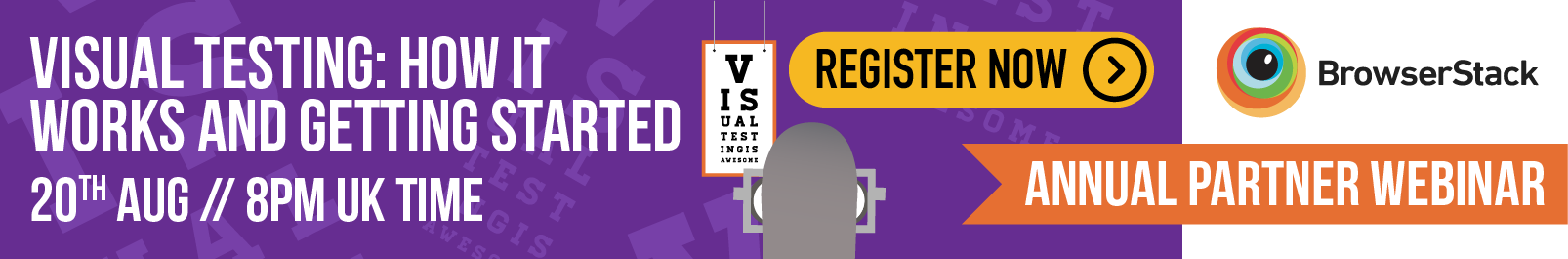 Visual testing: How it works and getting started with Mike Fotinakis banner image