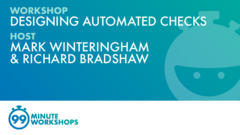 Learn the different building blocks to consider when designing an automated check image