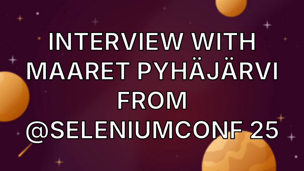 Interview with Maaret Pyhäjärvi from @SeleniumConf 25 image