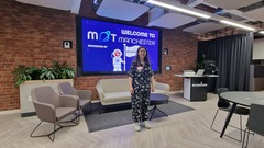 MoT Manchester image being used as a background for a photoshoot (part 4) image